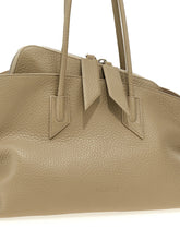 The Attico La Passeggiata Medium Shoulder Bag Beige