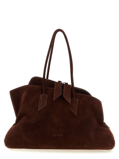The Attico La Passeggiata Medium Shoulder Bag Brown