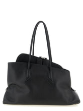 The Attico La Passeggiata Medium Shoulder Bag Black