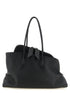 The Attico La Passeggiata Medium Shoulder Bag Black