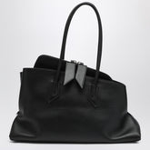 The Attico La Passeggiata Medium Shoulder Bag Black