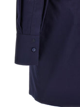 The Attico Mini Chemisier Dress Blue