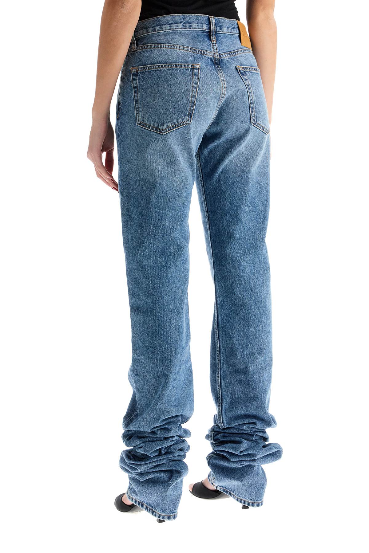 Extra long denim jeans for tall individuals