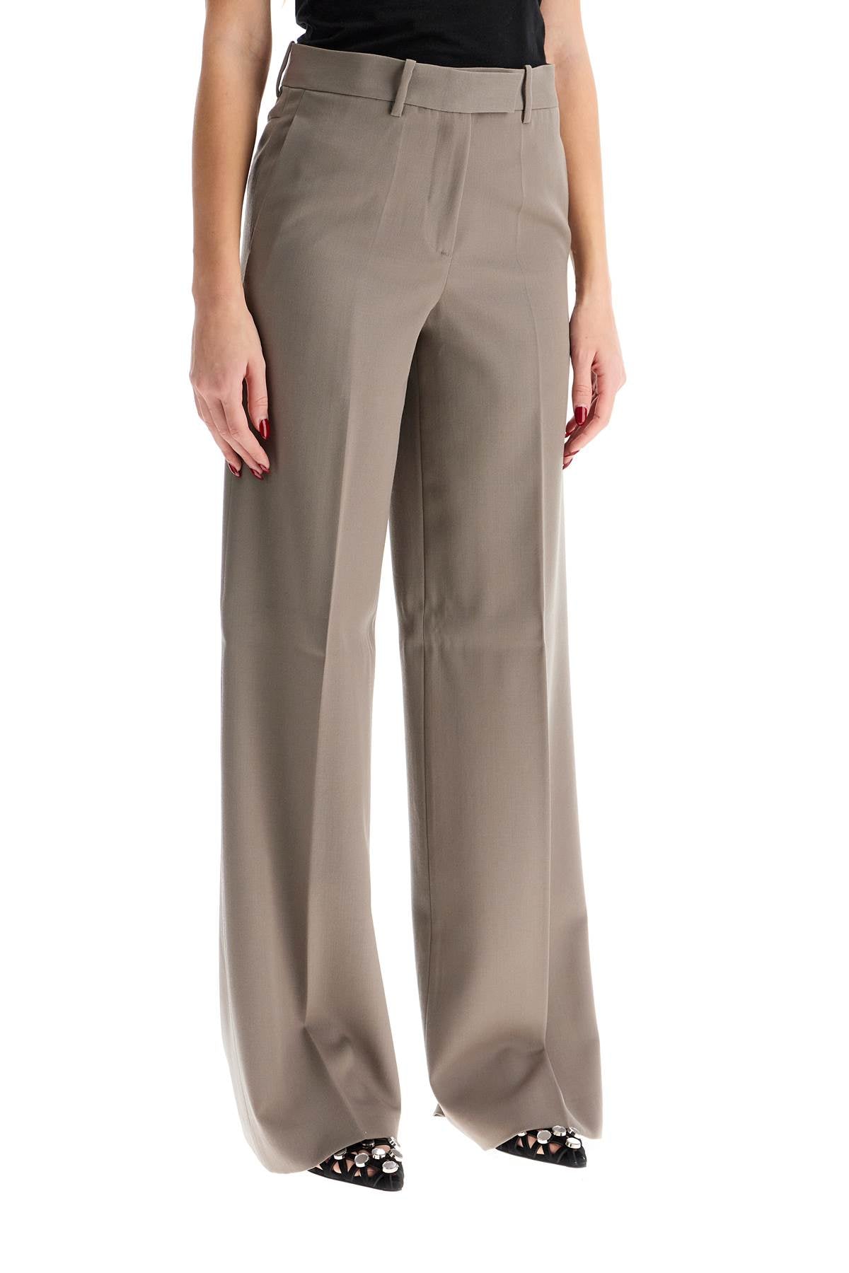 Pantalon cigarette en laine