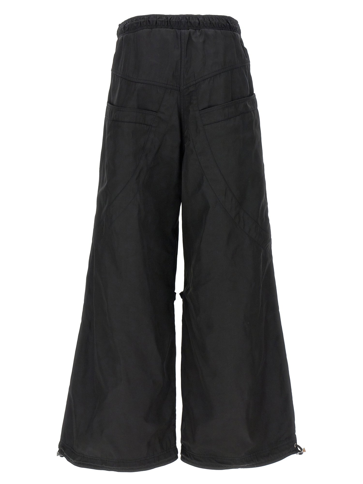 The Attico Oversized Pants Black