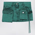 The Attico Fay Green Cargo Denim Miniskirt green