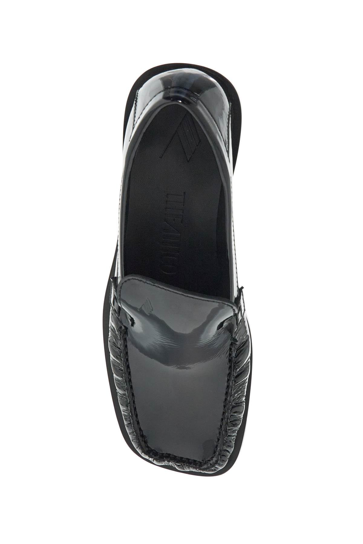 The Attico charles patent leather loafers