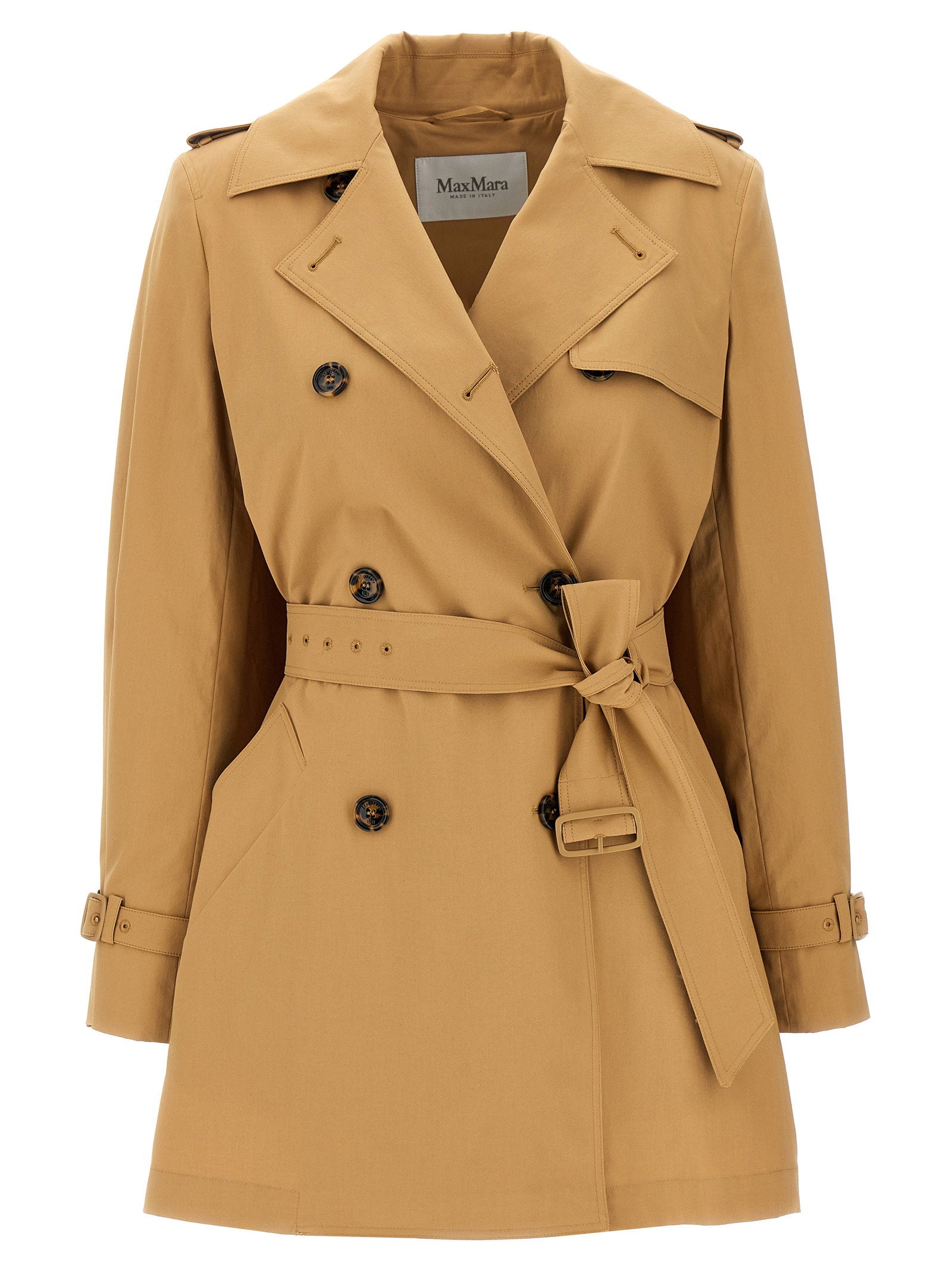 Max Mara Landa Raincoat Brown