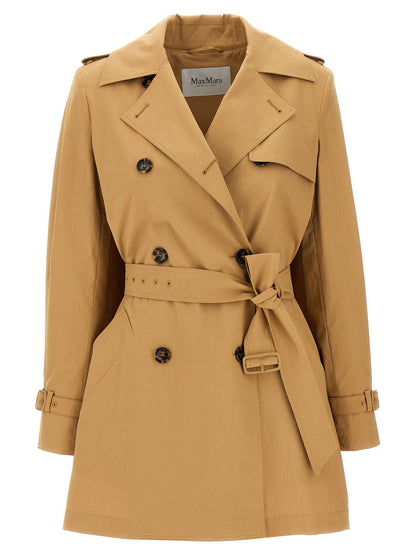 Max Mara Landa Raincoat Brown