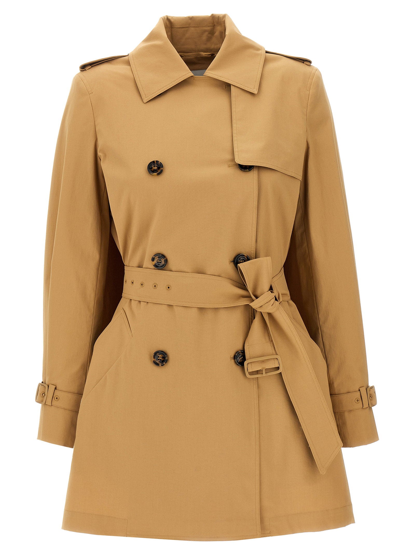 Max Mara Landa Raincoat Brown