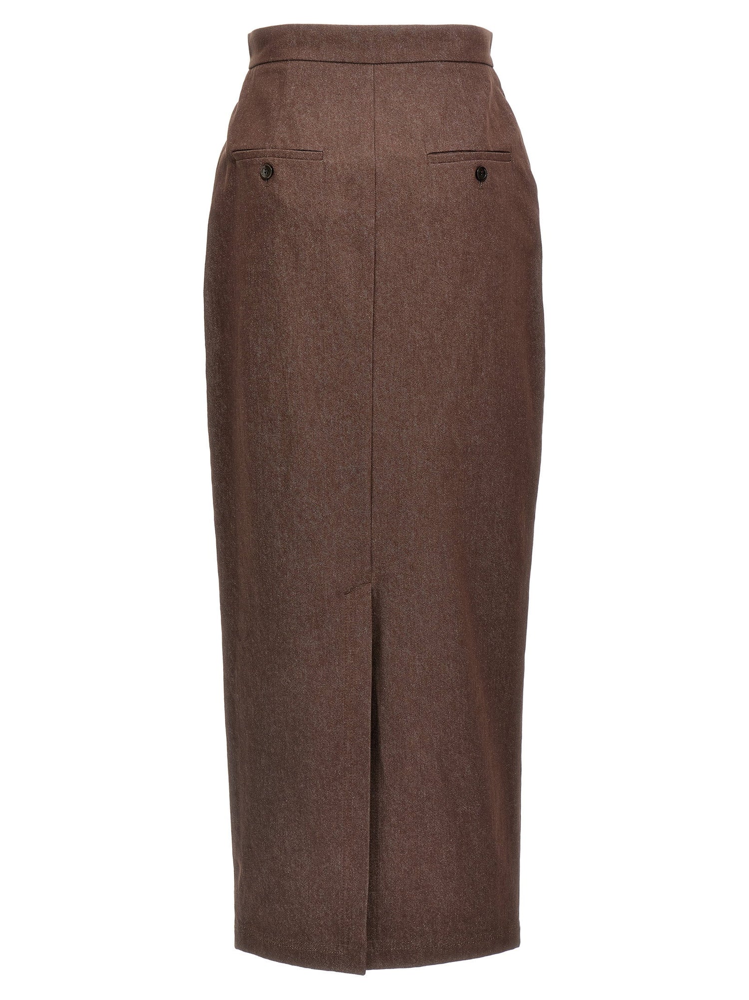Max Mara Pianosa Skirt Brown