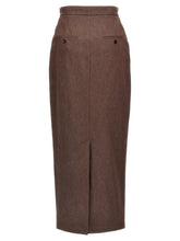 Max Mara Pianosa Skirt Brown