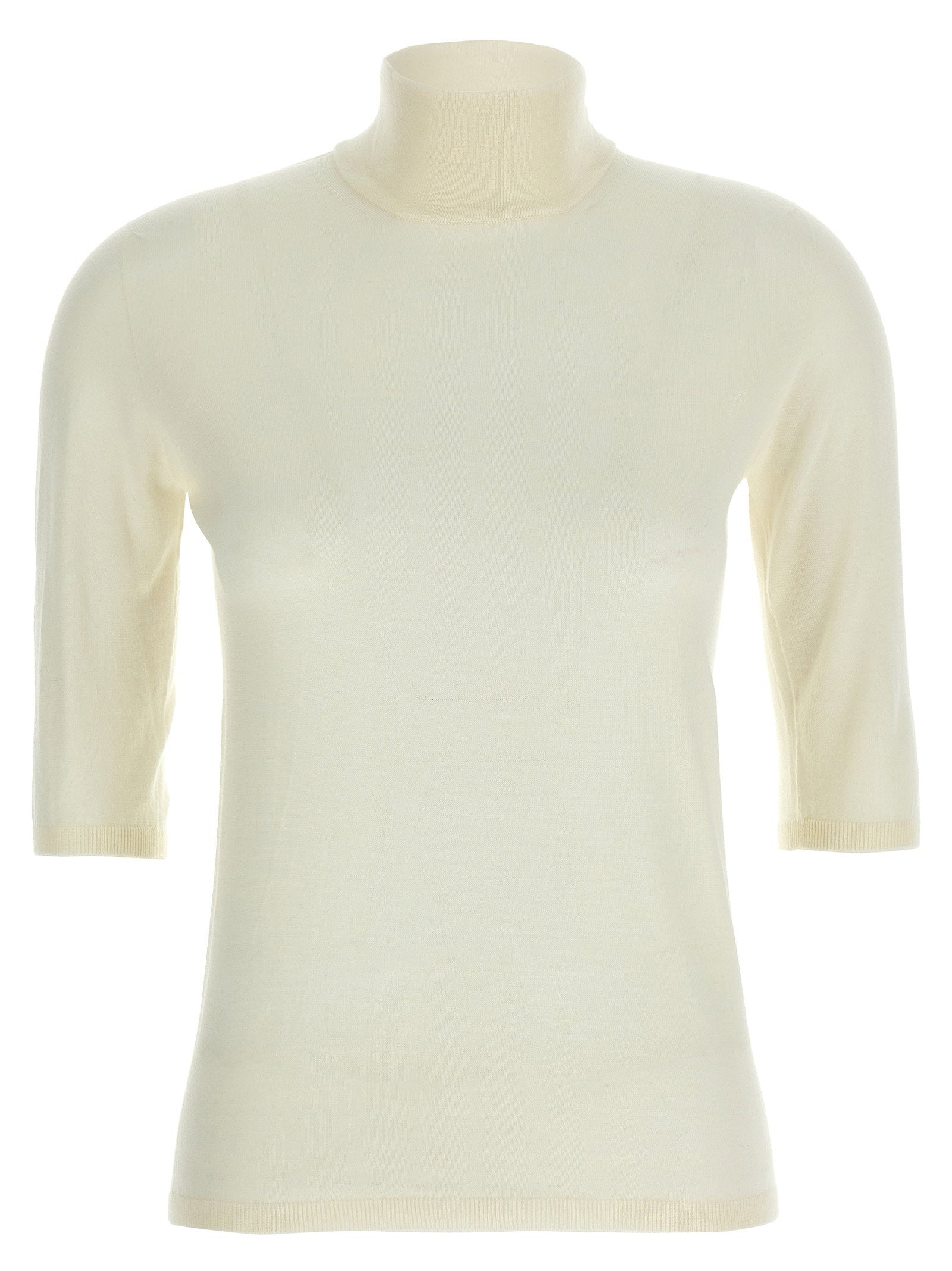 Max Mara Cecina Turtleneck Sweater White