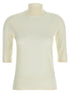 Max Mara Cecina Turtleneck Sweater White
