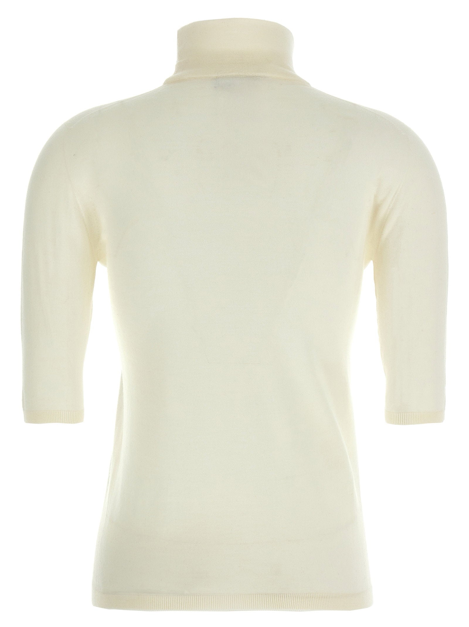 Max Mara Cecina Turtleneck Sweater White