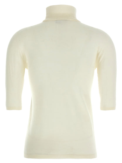 Max Mara Cecina Turtleneck Sweater White