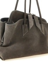 The Attico La Passeggiata Medium Shoulder Bag Gray