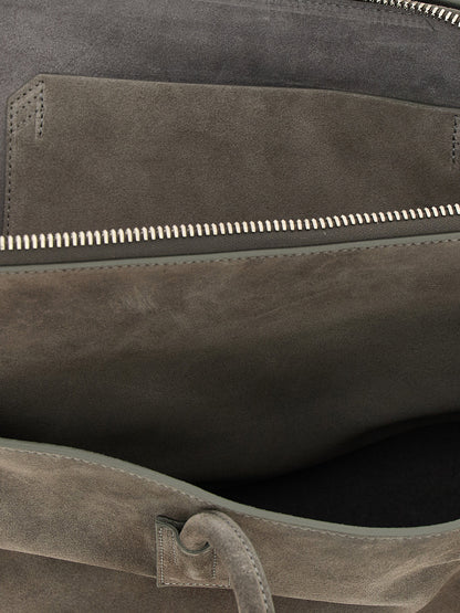 The Attico La Passeggiata Medium Shoulder Bag Gray