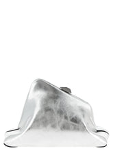 The Attico Day Off Small Clutch Silver