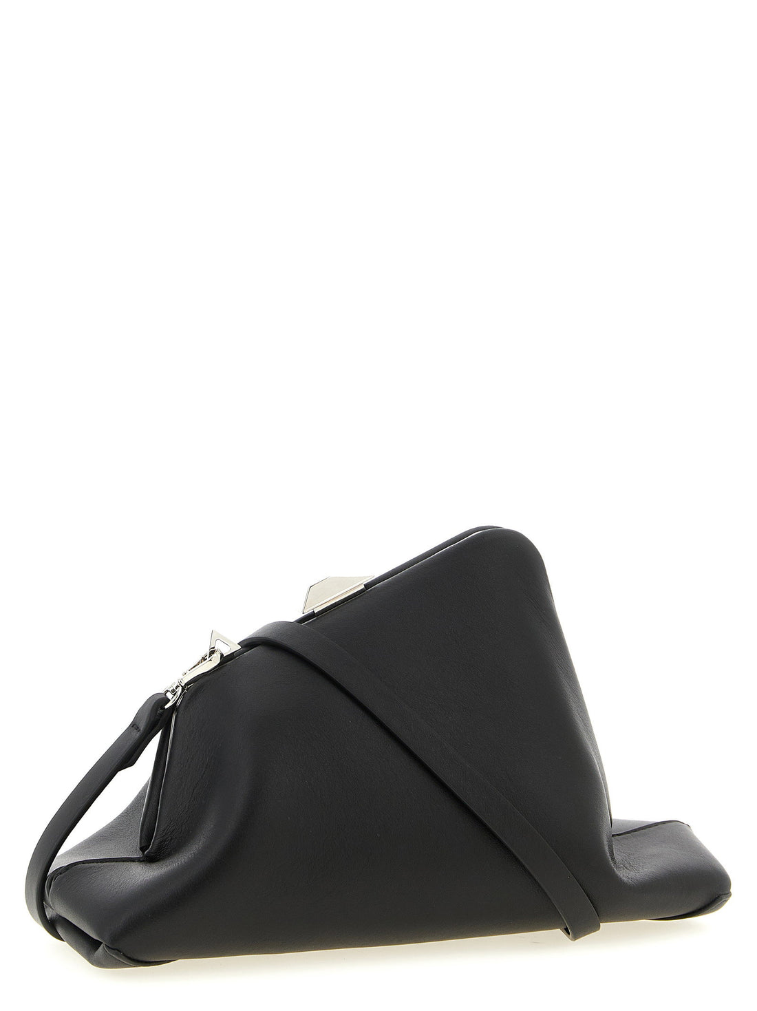 The Attico Day Off Small Clutch Black