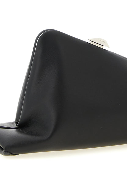 The Attico Day Off Small Clutch Black