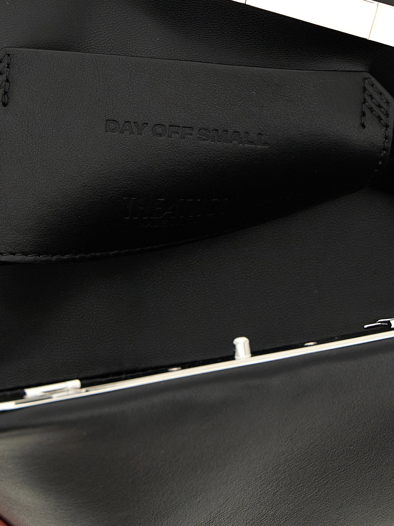 The Attico Day Off Small Clutch Black