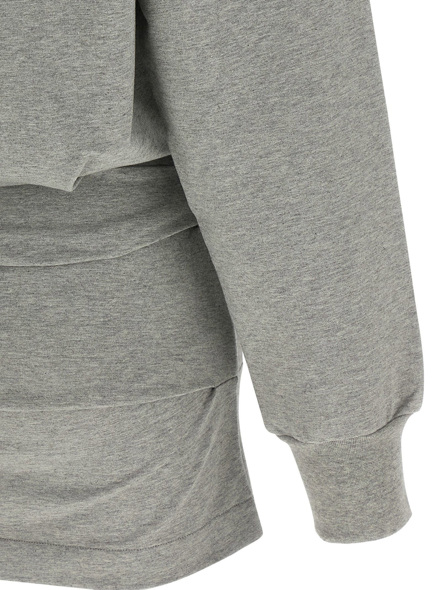 The Attico Draped Mini Dress Gray