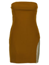 The Attico Sequin Insert Dress Green