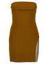 The Attico Sequin Insert Dress Green