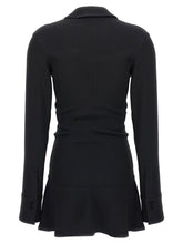 The Attico Mini Polo Dress Black