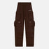 The Attico Wide-Leg Fern Cargo Pants Brown
