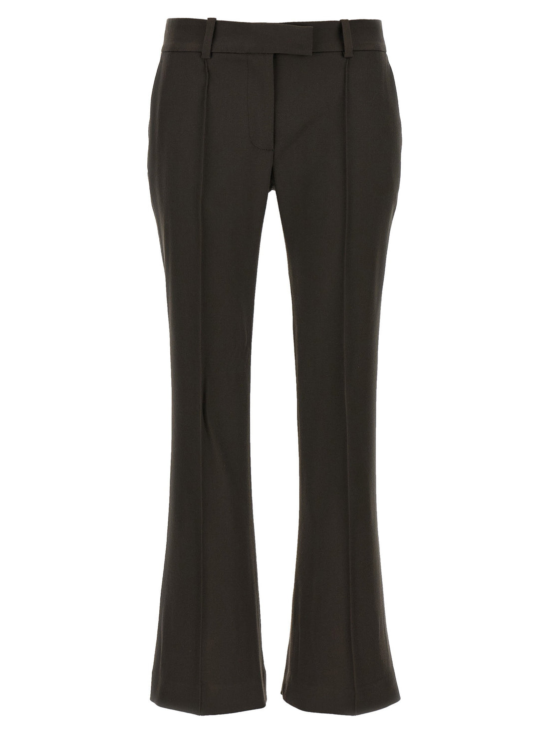 The Attico Flared Pants Brown
