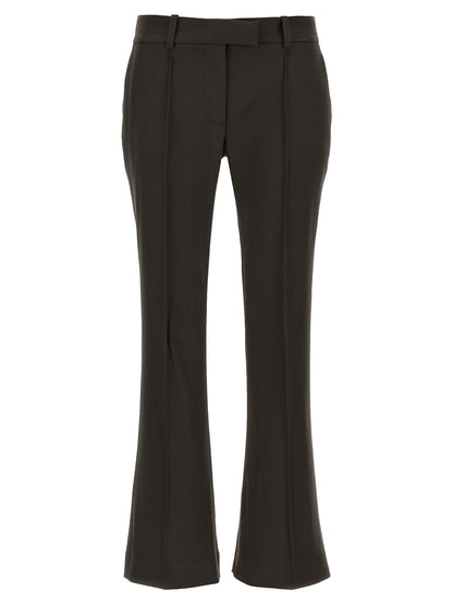 The Attico Flared Pants Brown