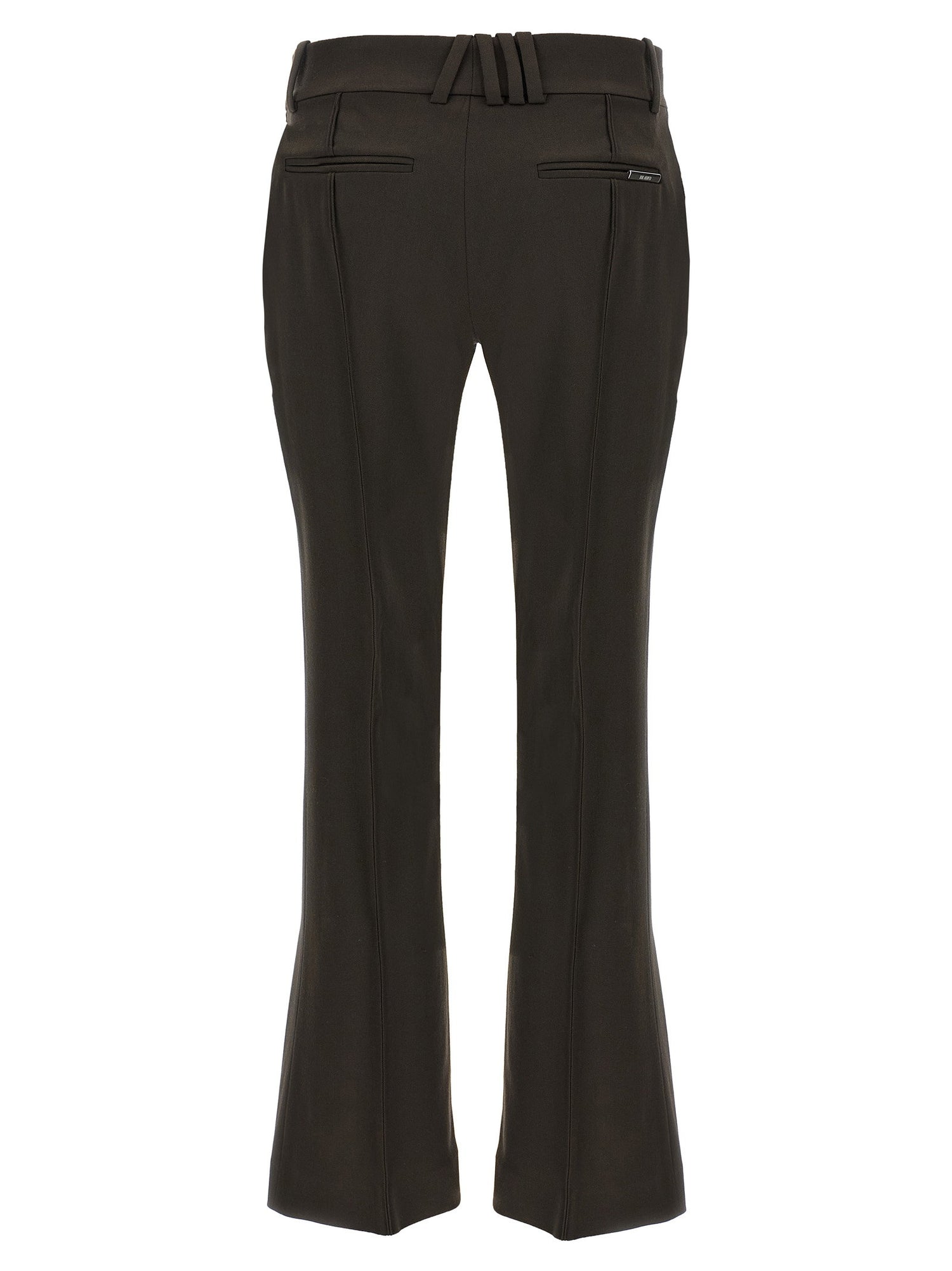 The Attico Flared Pants Brown