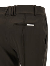 The Attico Flared Pants Brown
