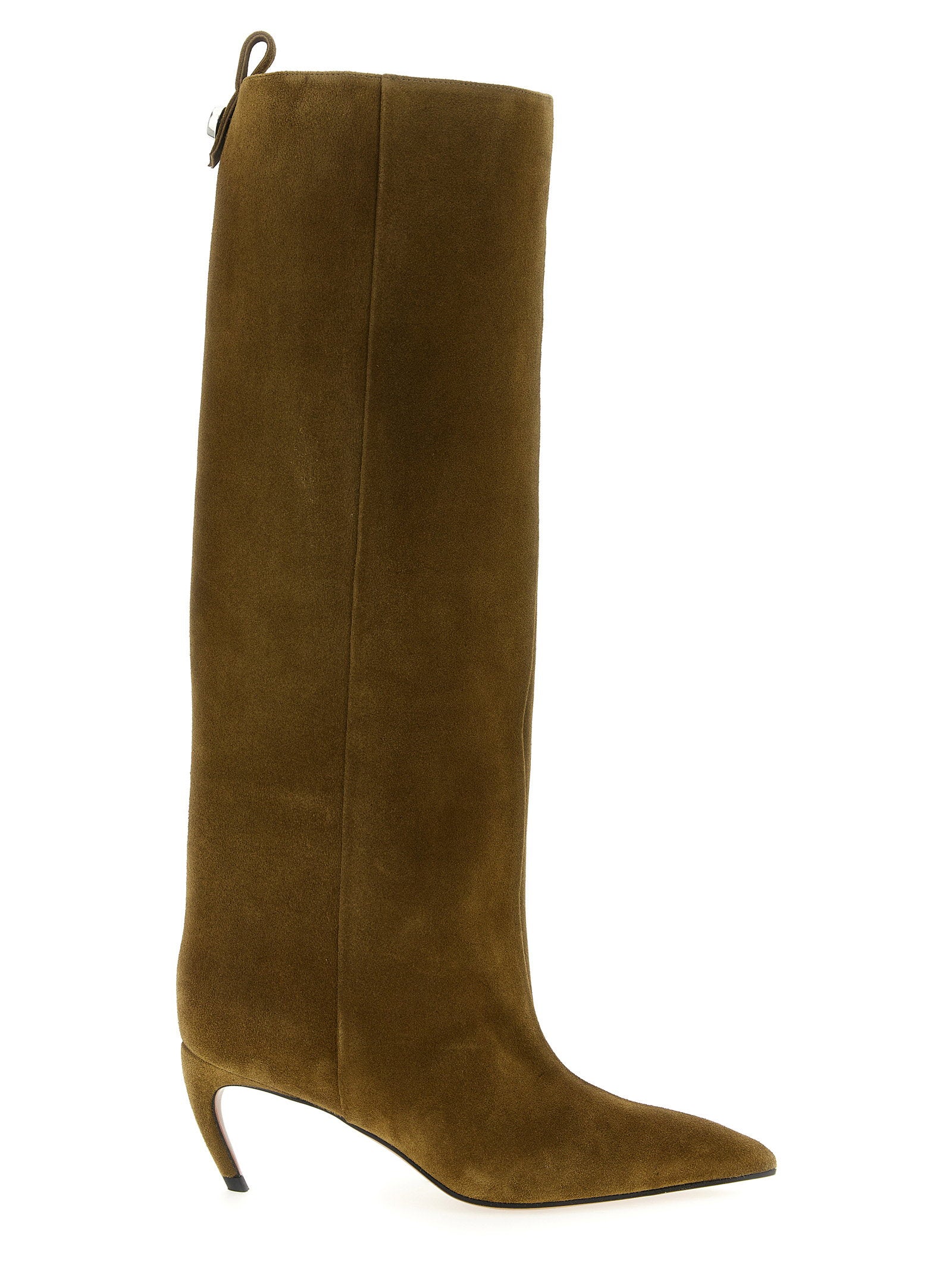 The Attico Lea Boots Green
