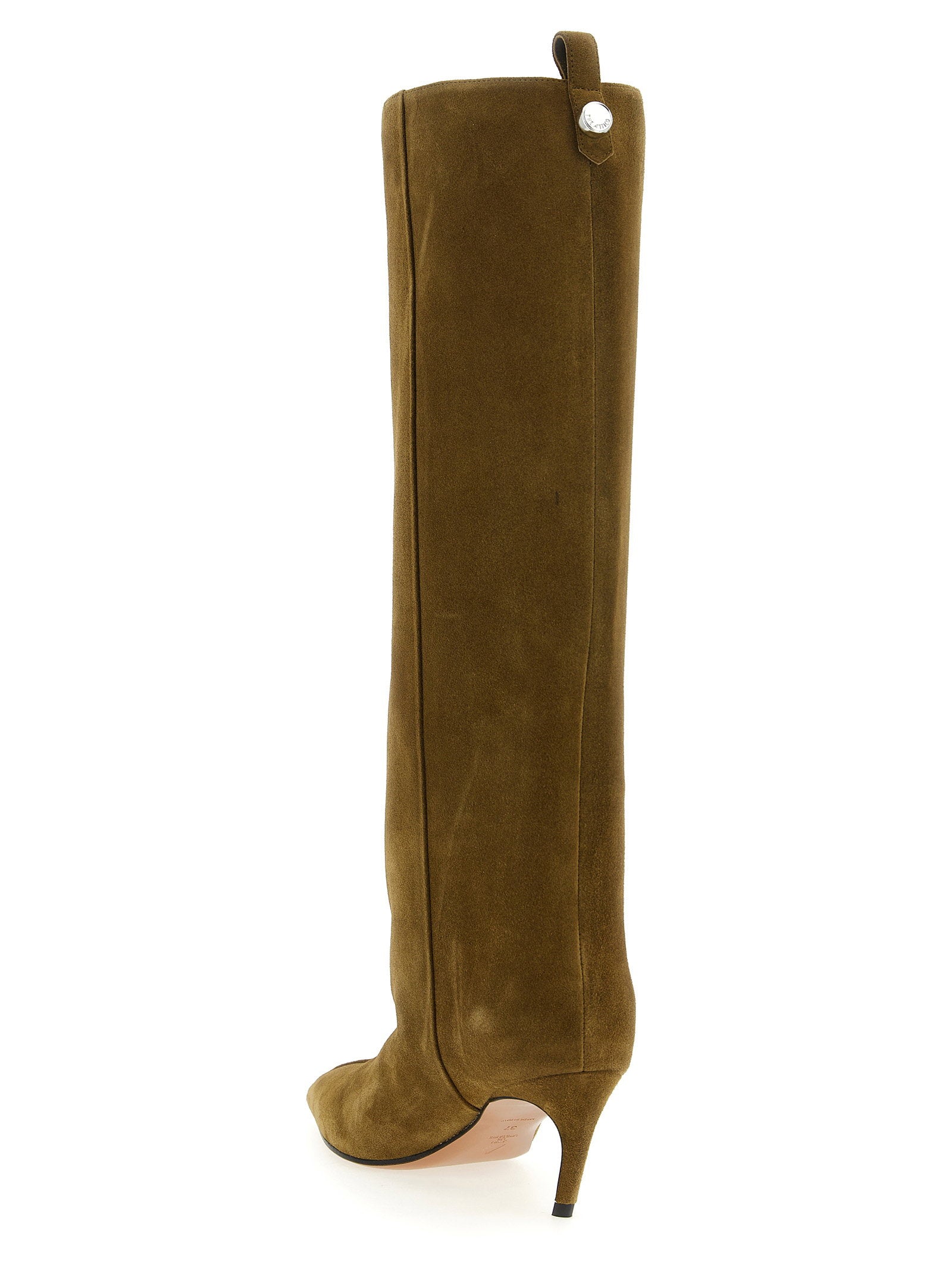 The Attico Lea Boots Green