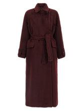 Max Mara Albata1234 Coat Bordeaux