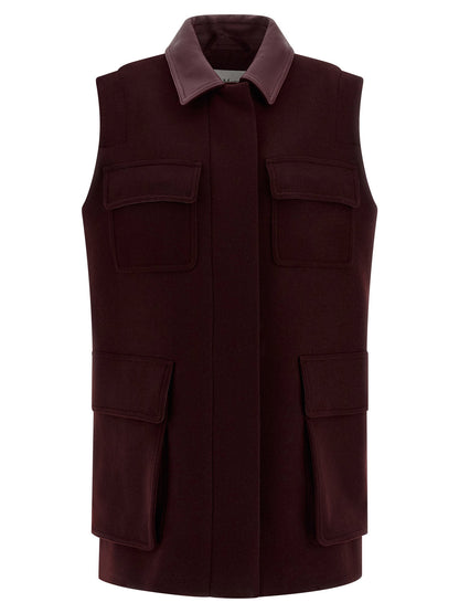 Max Mara Aeroso1234 Vest Bordeaux