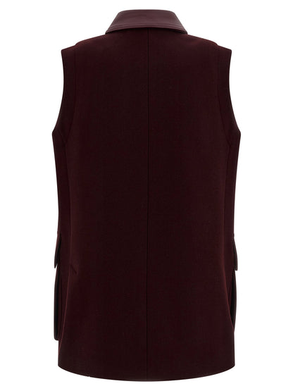 Max Mara Aeroso1234 Vest Bordeaux