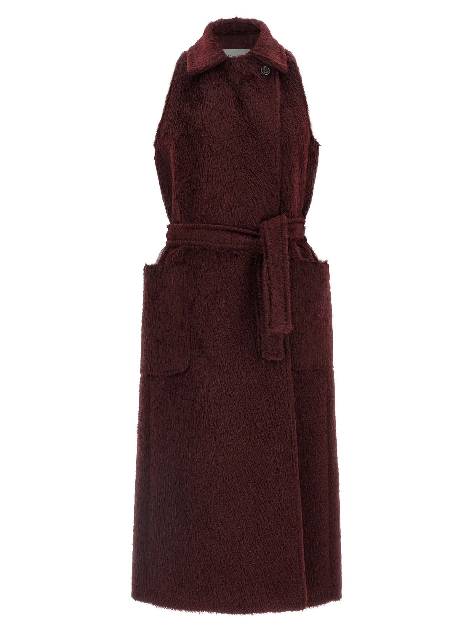 Max Mara Abbozzi1234 Coat Bordeaux