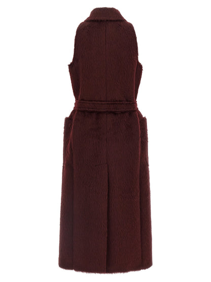 Max Mara Abbozzi1234 Coat Bordeaux