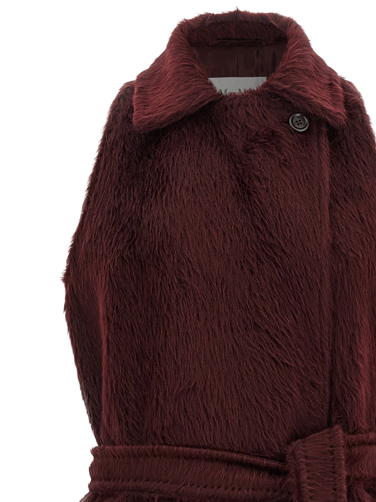 Max Mara Abbozzi1234 Coat Bordeaux