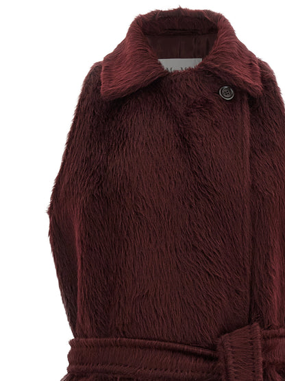 Max Mara Abbozzi1234 Coat Bordeaux