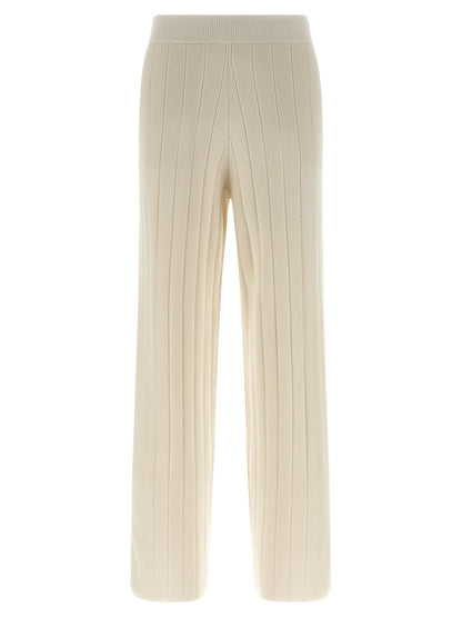 Max Mara Jardin Joggers White