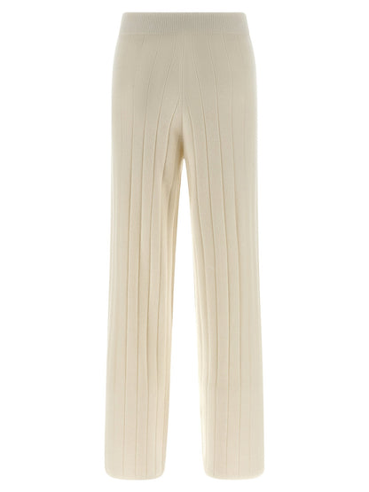 Max Mara Jardin Joggers White