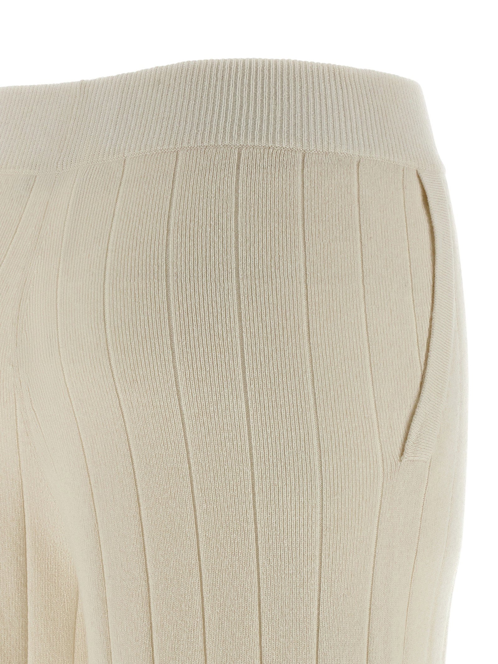 Max Mara Jardin Joggers White