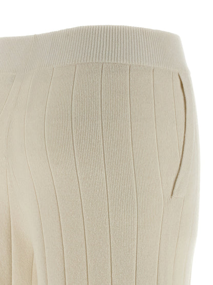Max Mara Jardin Joggers White