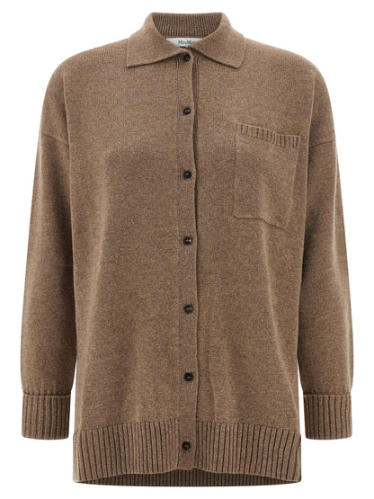Max Mara Bull Cardigan Brown