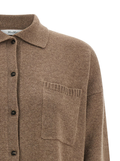 Max Mara Bull Cardigan Brown